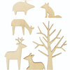 Wooden Deco Set | Large Forest Animals | Conscious Craft